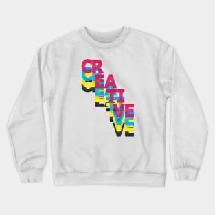 Creative CMYK Crewneck Sweatshirt